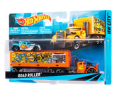 SET CAMION SI MASINA SPORT HOT WHEELS ROAD ROLLER